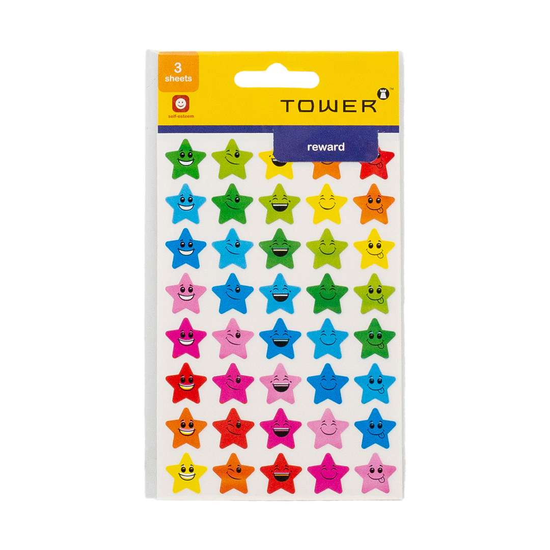 TOWER STICKERS TEACHERS RANGE STARS WITH FACES
