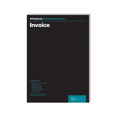 RBE A4 DUPLICATE INVOICE PAD 50 SETS